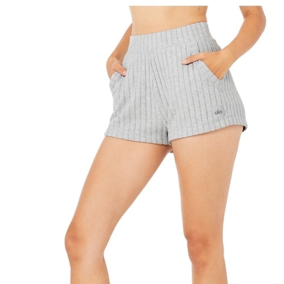 ALO Yoga Pants - New Alo Ribbed Take Comfort Short